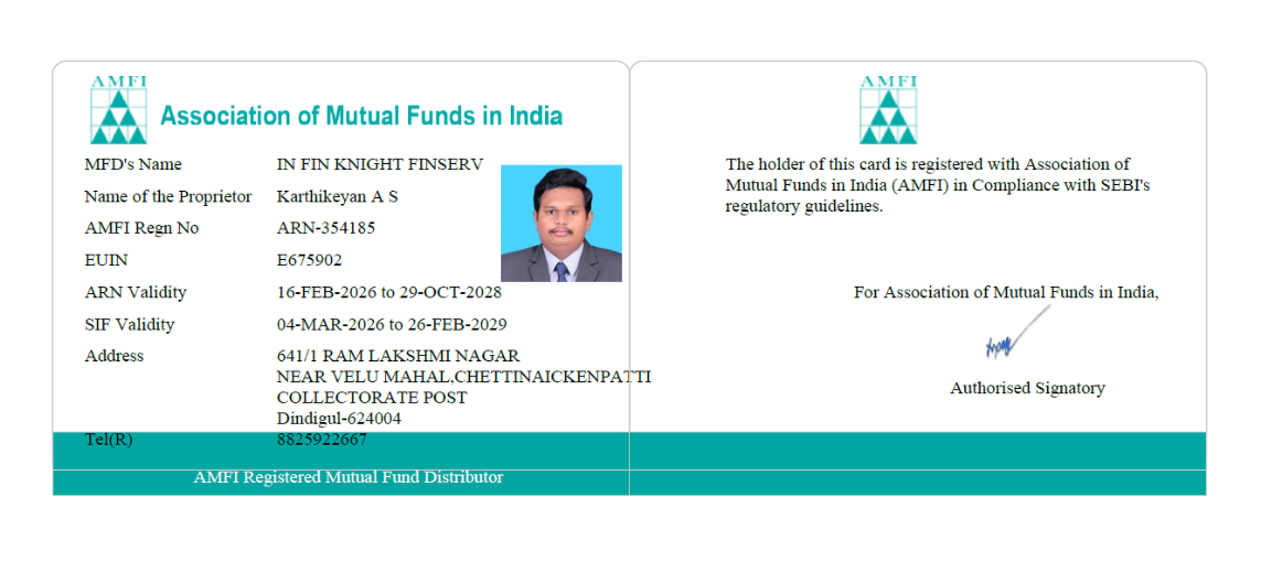 AMFI ID CARD